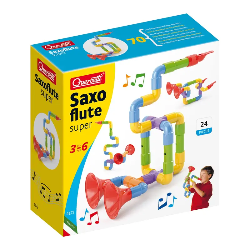 Super Saxo Beginner Flute – Easy-To-Play Wind Instrument 1