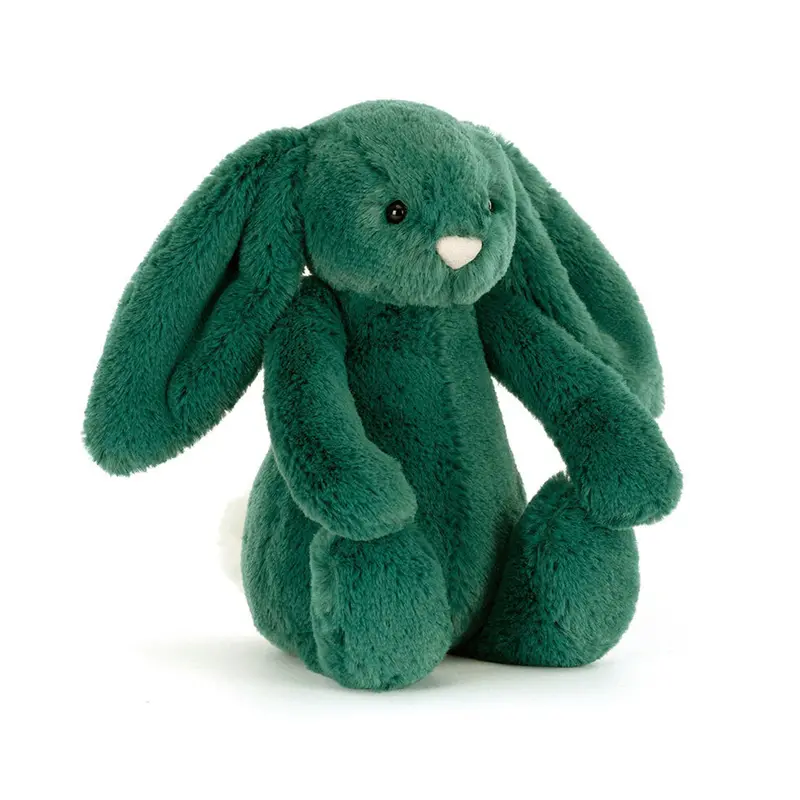 Teal Bashful Plush Bunny – Soft Pastel Stuffed Animal 1