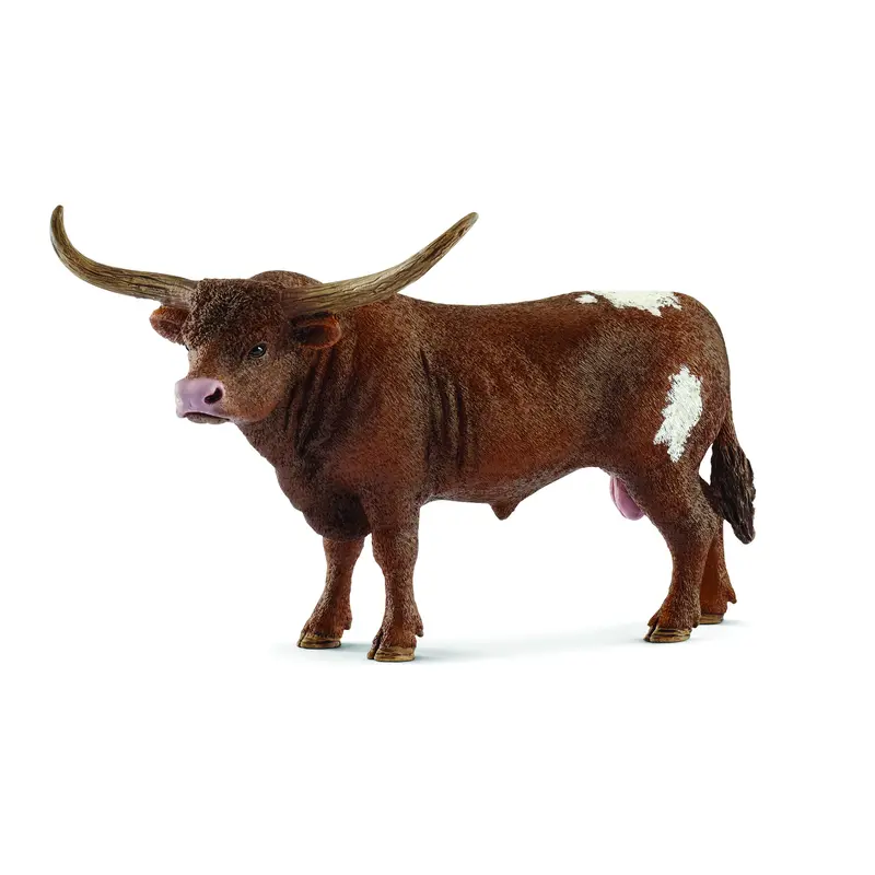 Texas Longhorn Bull Figure – Authentic Western Animal Model 1