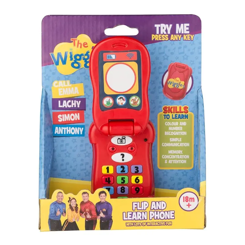 The Wiggles Interactive Learning Phone – Flip-And-Discover Toy 1