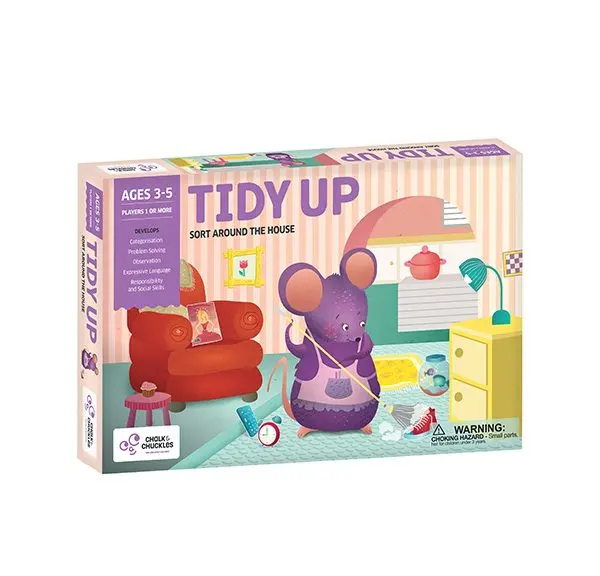 Tidy Up! Sorting Game: Around The House Learning Activity 1