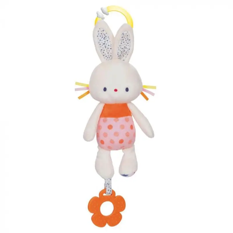 Tinkle Crinkle Bunny Teether – Sensory Activity Toy 1