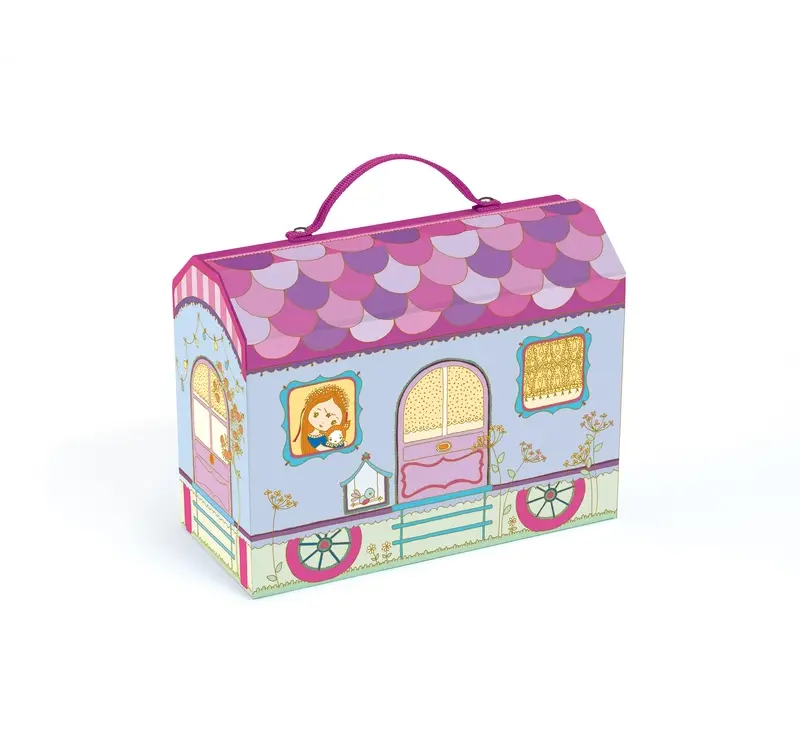 Tinyly Bluchka & Indie Dollhouse Set 1