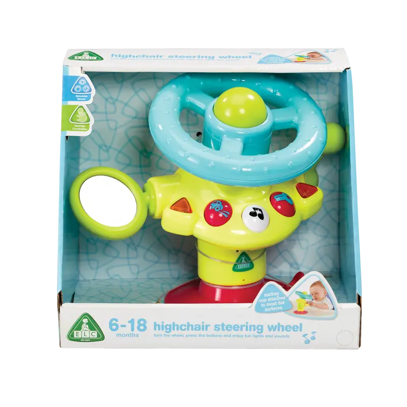 Toddler Highchair Steering Wheel Toy 1