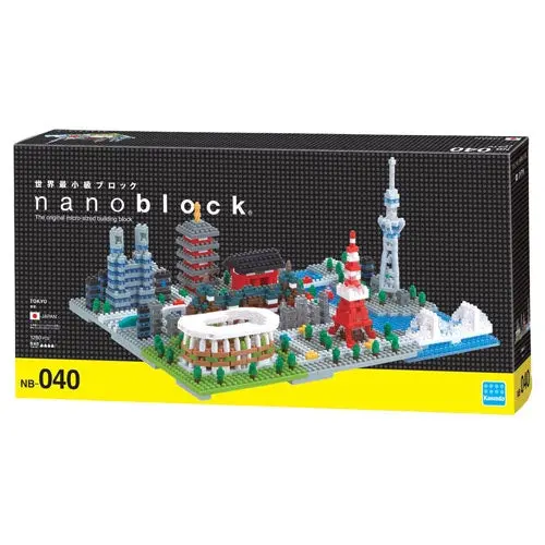 Tokyo Nanoblock Miniature Building Kit – Detailed Micro-Build Set 1