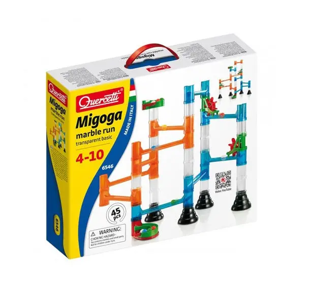Transparent Marble Run Construction Set 1