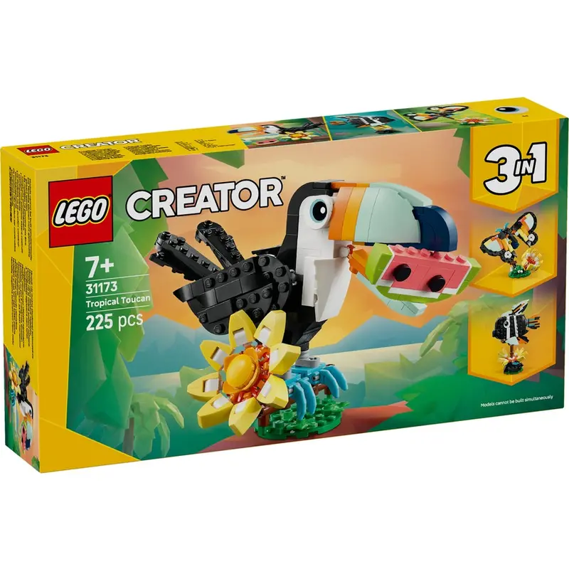 Tropical Jungle Animal Set Featuring Toucan – Lego 31173 1