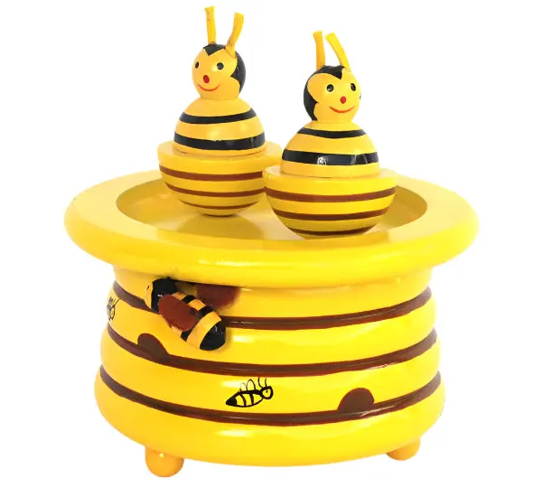 Twin Bee Animated Music Box For Nursery Decor 1