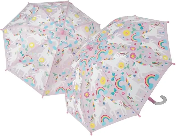 Unicorn Rainbow Color-Transition Umbrella 1