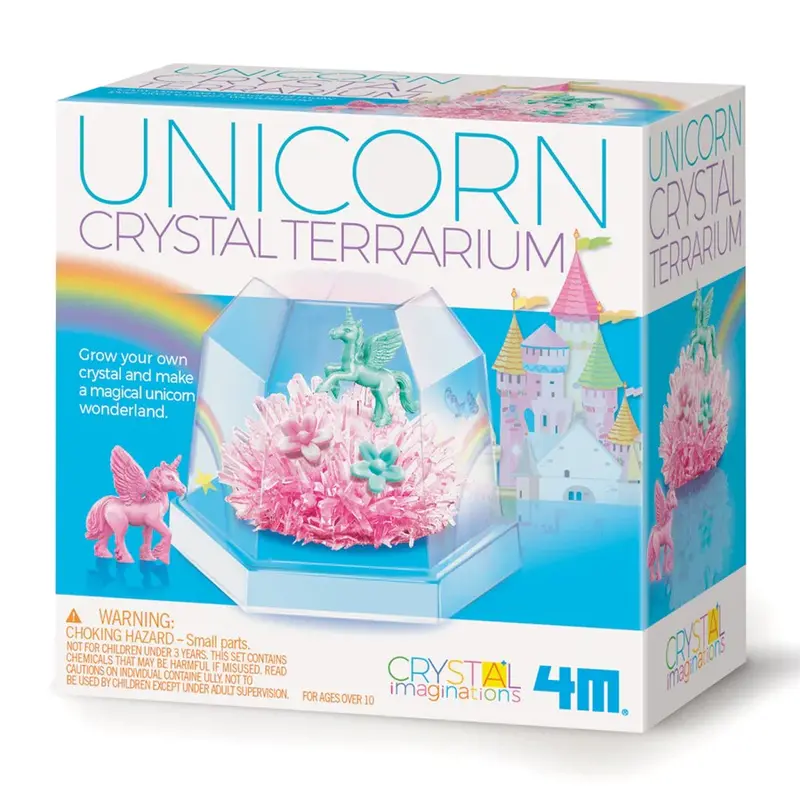 Unicorn Terrarium Crystal Growing Science Kit 1