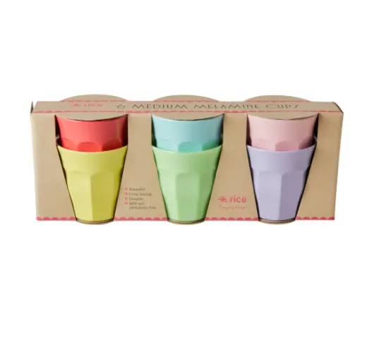 Vibrant Yippie Yippie Yeah Melamine Cup Collection 1