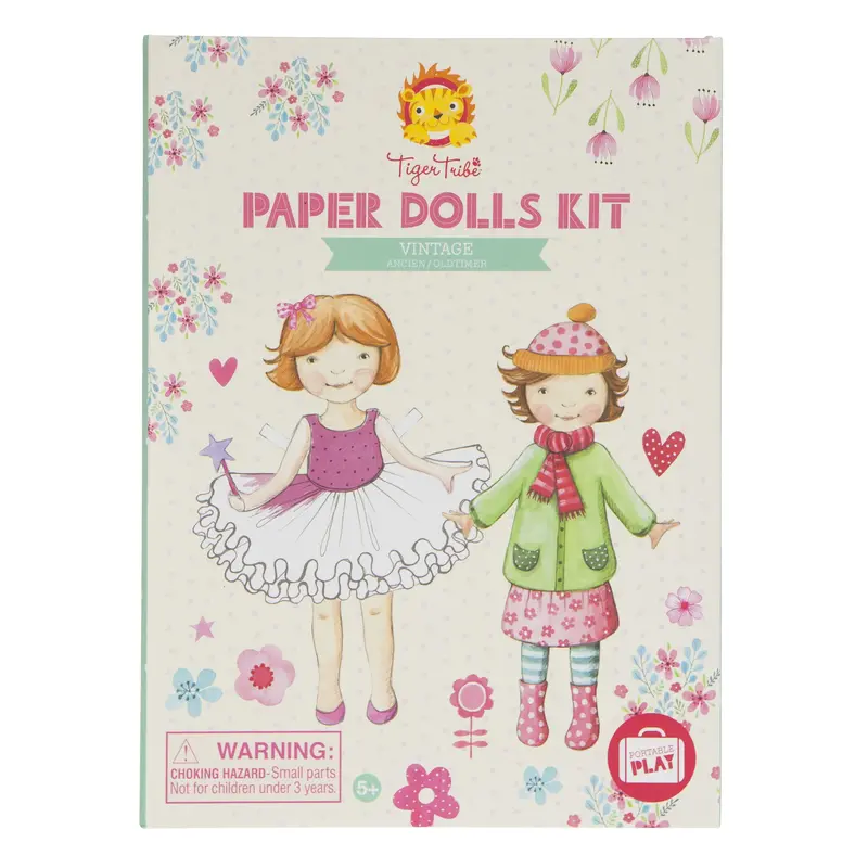 Vintage-Style Paper Doll Crafting Kit 1
