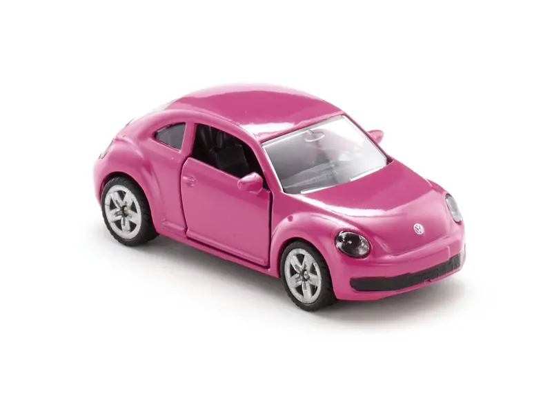 Volkswagen Beetle Pink Model Car – 1488 Die-Cast Collectible 1