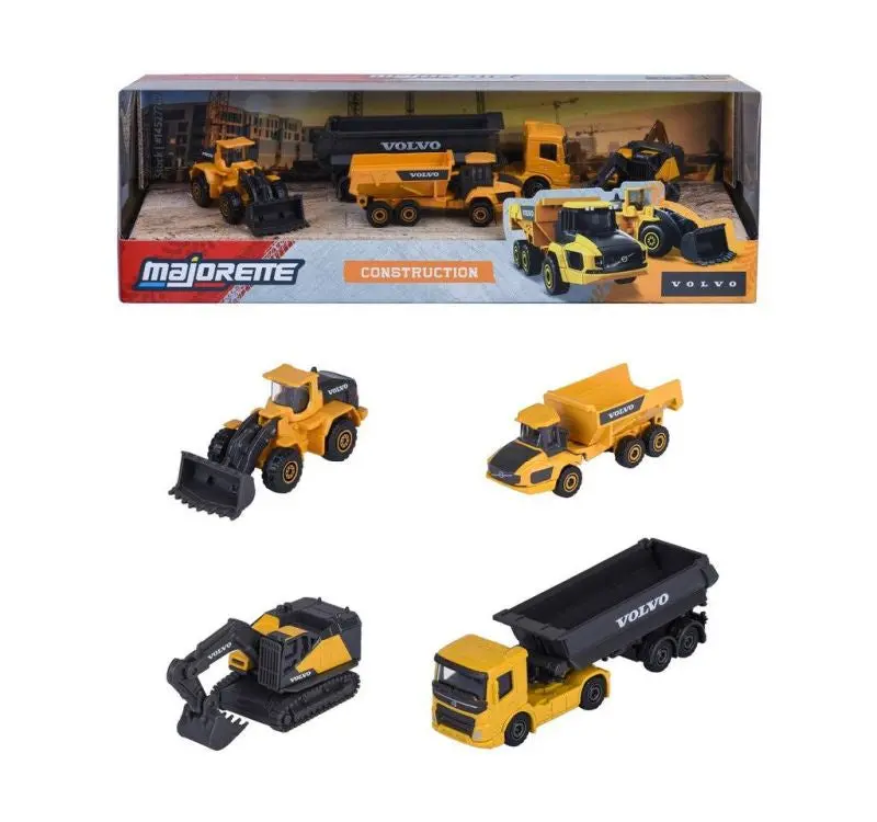 Volvo Construction Vehicles 4-Piece Gift Set 1
