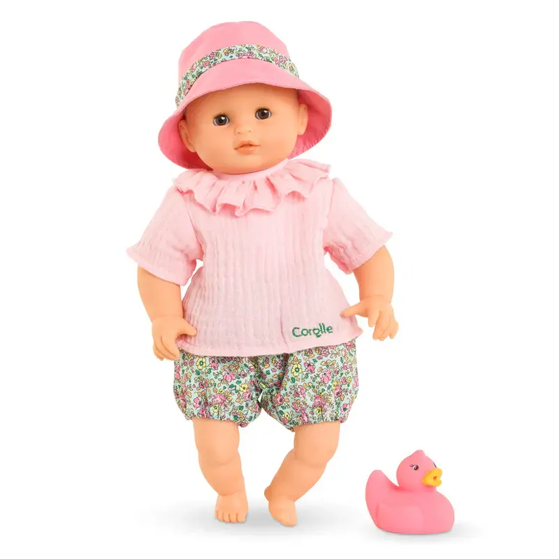 Water-Safe Bath Doll: Coralie Aquatic Design 1