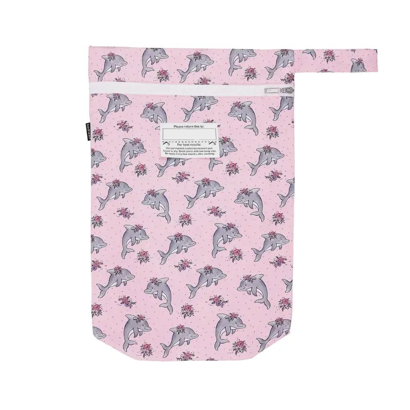 Waterproof Wet Bag With Dolphin Print 1