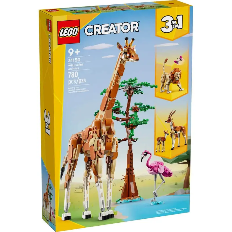 Wild Safari Animals Building Set – Lego Creator 31150 1