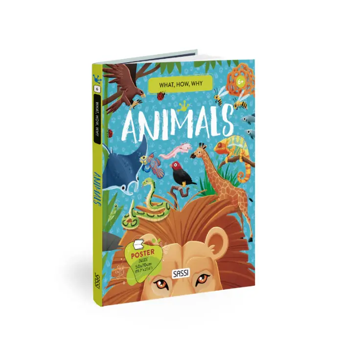 Wildlife Learning Bundle: Animal Facts Book & Visual Poster 1