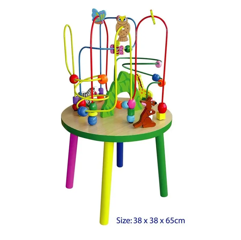Wooden Bead Maze Activity Table 1