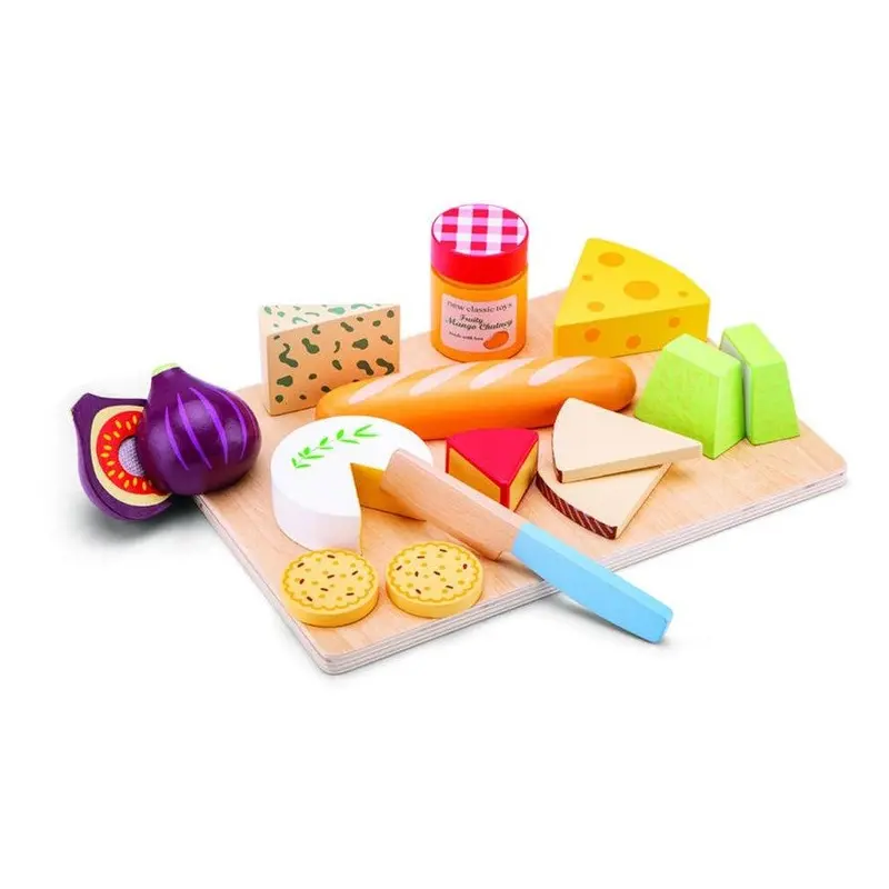 Wooden Cheese Board Set – 15-Piece Gourmet Serving Tray 1