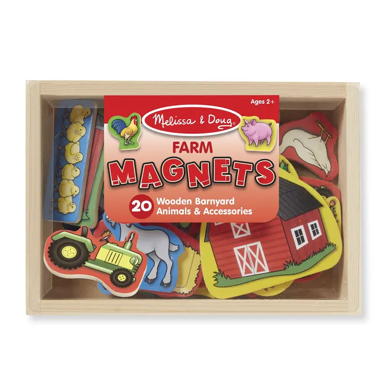 Wooden Farm-Themed Magnetic Set – Educational Toy Magnets 1