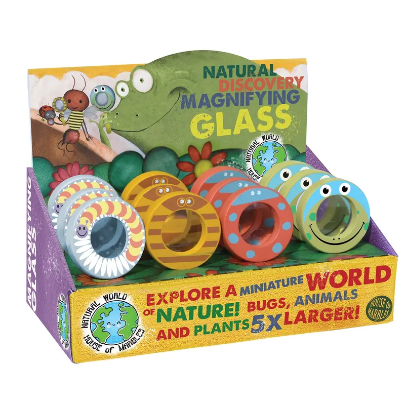 Wooden Handheld Magnifier For Kids – Natural Science Exploration Tool 1