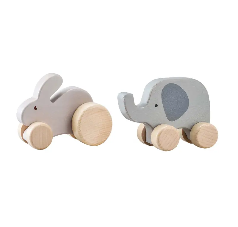 Wooden Toy Animal Car For Kids 1