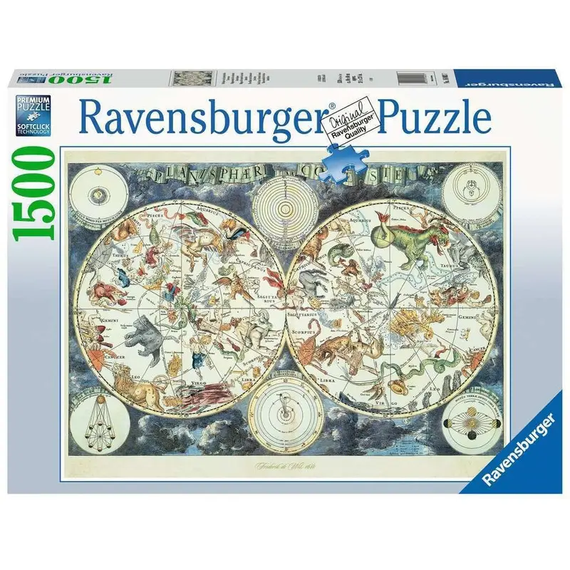 World Map Of Fantastic Beasts – 1500-Piece Jigsaw Puzzle 1