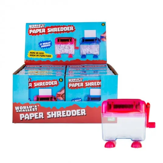 World’S Smallest Functional Paper Shredder Model 1