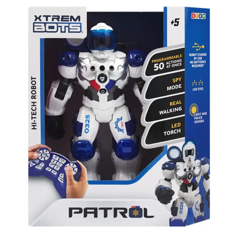 Xtrem Bots Patrol Bot Remote-Controlled Robot 1
