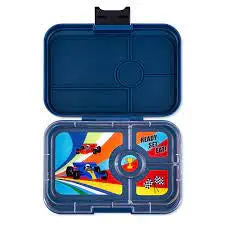 Yumbox Tapas Lunch Box – Race Car Theme 1