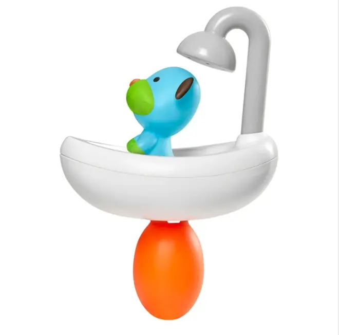 Zoo Animal Squeeze & Shower Toy – Soft Dog Figure For Bath Time 1