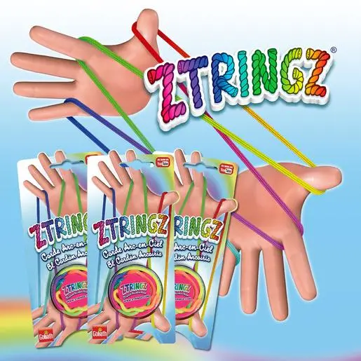 Ztringz Rainbow Rope – Stretchy, Colorful Cord For Creative Play & Fidgeting 1