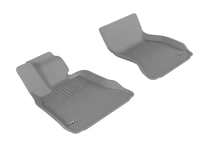 3D Maxpider Kagu Gray Floor Mat Set – 2-Piece Front Interior Protection (Limited Stock) 1