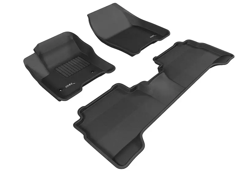 3D Maxpider L1Fr05601509 Kagu Black Floor Mat Set – 3-Piece (Front & Rear) 1