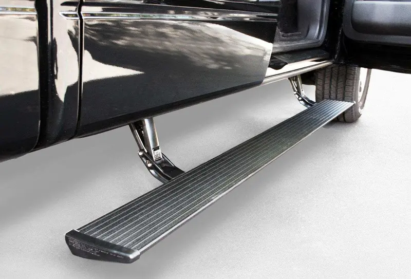 Amp Research 75141-01A Powerstep Running Boards – Automatic Retractable Steps With Oem-Style Illuminated Footpads 1