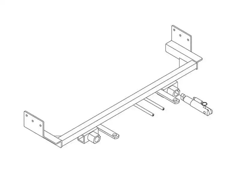 Blue Ox Bx1954 Tow Bar Base Plate – Removable Tabs, 3-Ton Towing Capacity 1