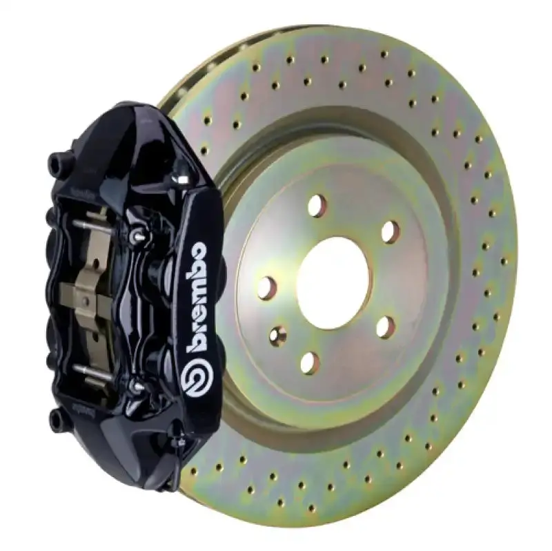 Brembo Gt Rear Big Brake Kit For 2010–2015 Chevrolet Camaro V6 – 4-Piston Calipers With 365X28Mm Drilled Rotors 1