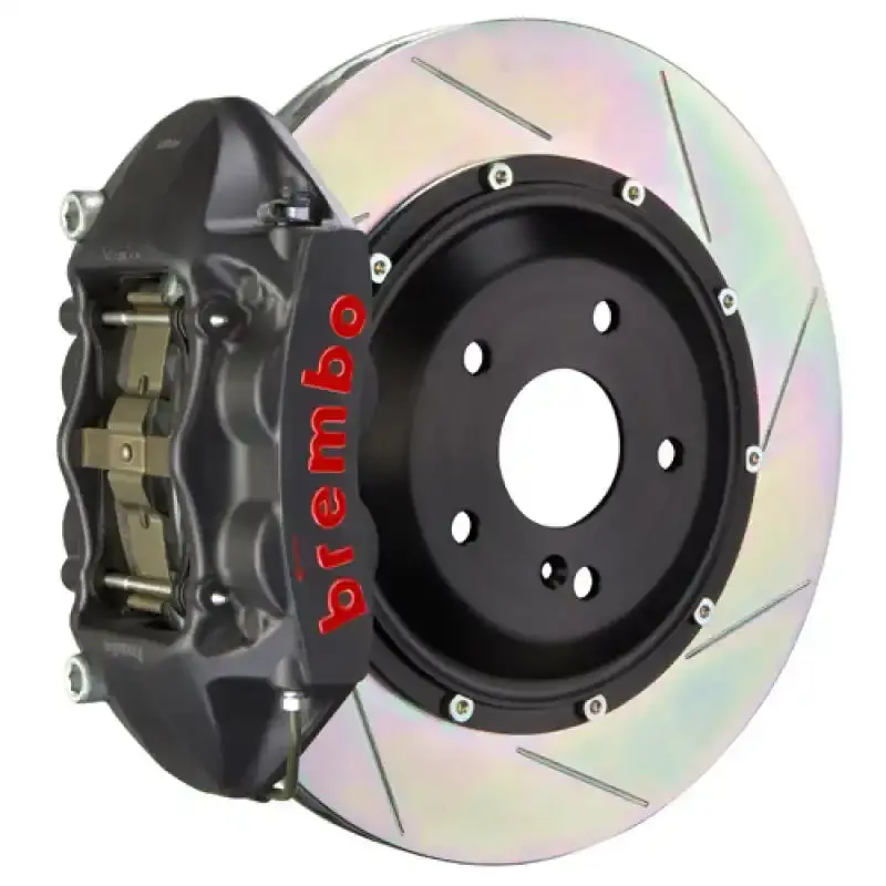 Brembo Gts Rear Big Brake Kit For 2007–2018 Jeep Wrangler – 380X28Mm Slotted Two-Piece Rotors, 4-Piston Calipers 1