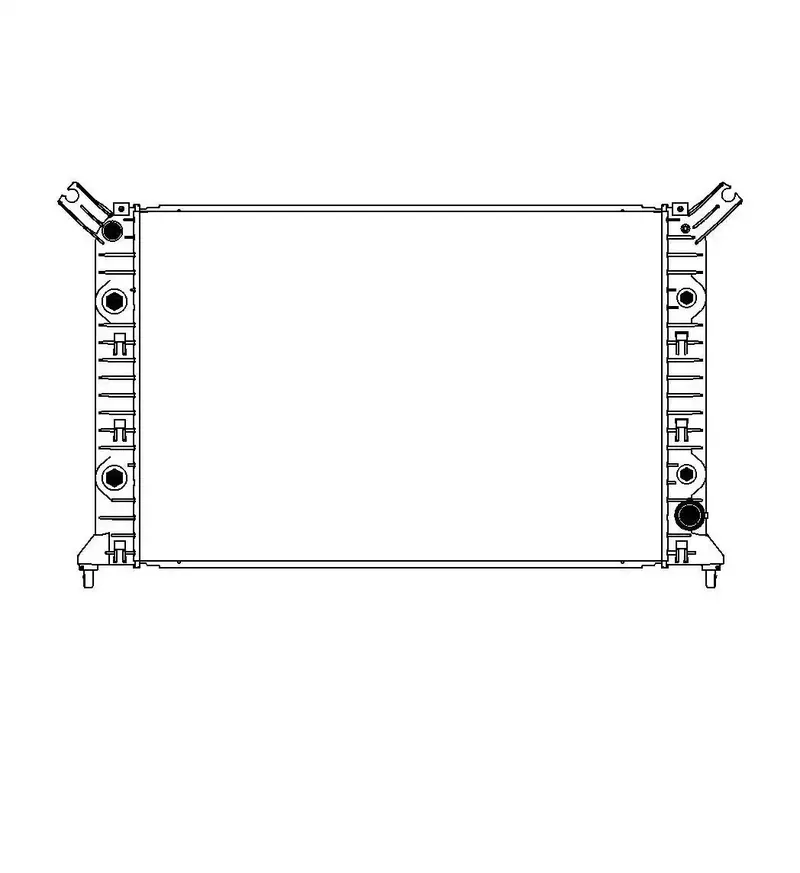 Csf 3798 High-Capacity Aluminum Radiator For 2016+ Chevrolet Silverado & Gmc Sierra 1