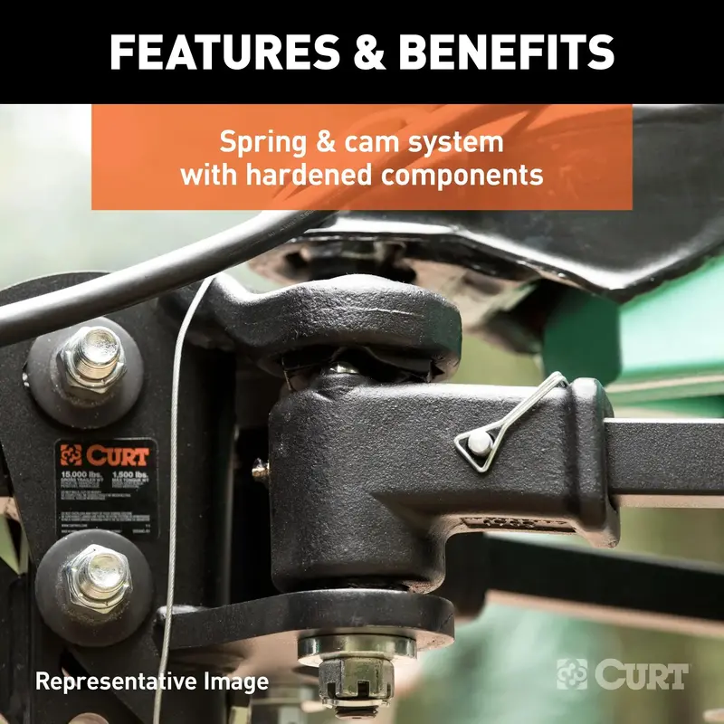 Curt Trutrack Weight Distribution Hitch With 4-Point Sway Control – 8,000–10,000 Lb Capacity 1
