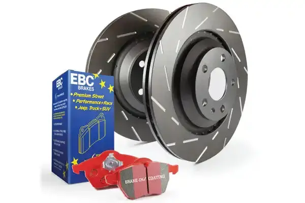 Ebc Brakes S4Kf1800 Slotted Brake Rotors – Engineered To Reduce Wind Noise 1