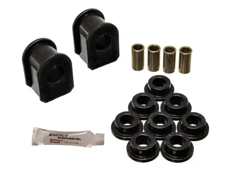 Energy Suspension Front Stabilizer Bar Bushing Kit – 1-Inch Diameter, Black Polyurethane 1