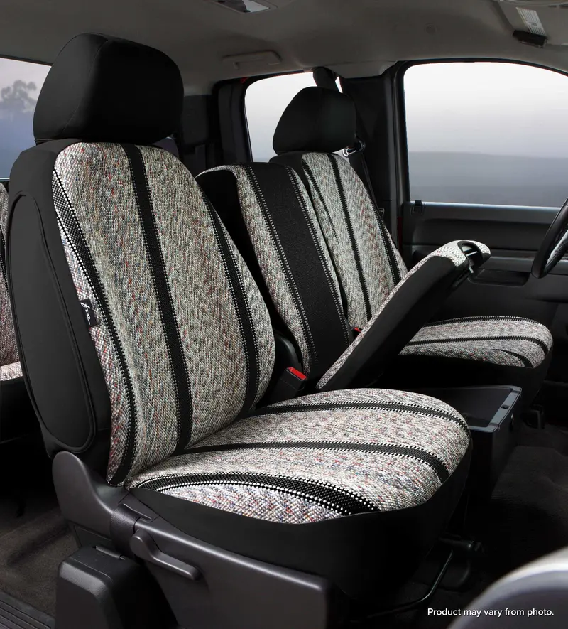 Fia Tr40 Series Wrangler Saddleblanket Seat Covers – Black Wine Front, Custom Fit 1