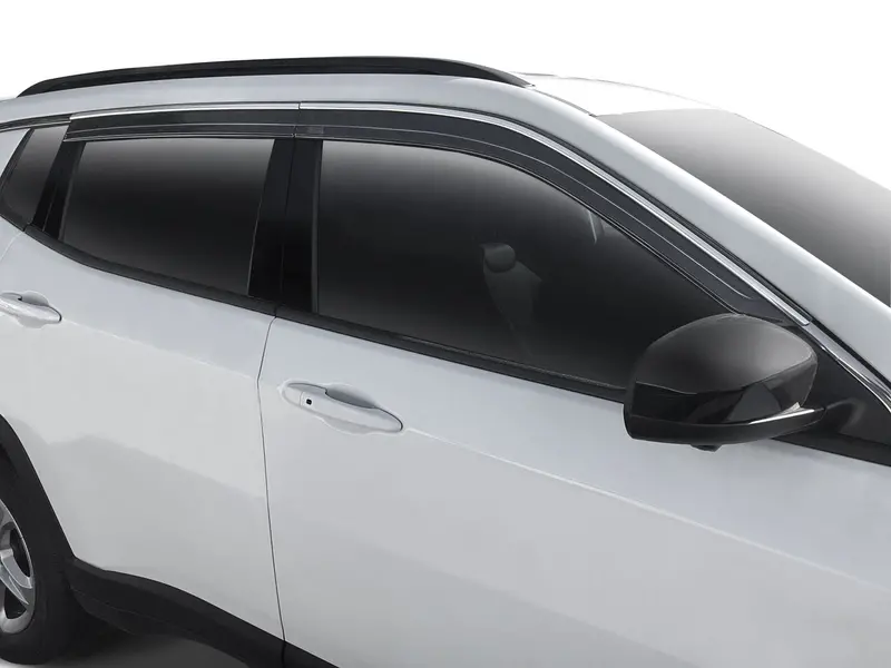 Husky Liners 2884016 Low-Profile Ventvisor Deflectors – Smoke Tint With Chrome Trim, 4-Piece Outside-Mount Set 1
