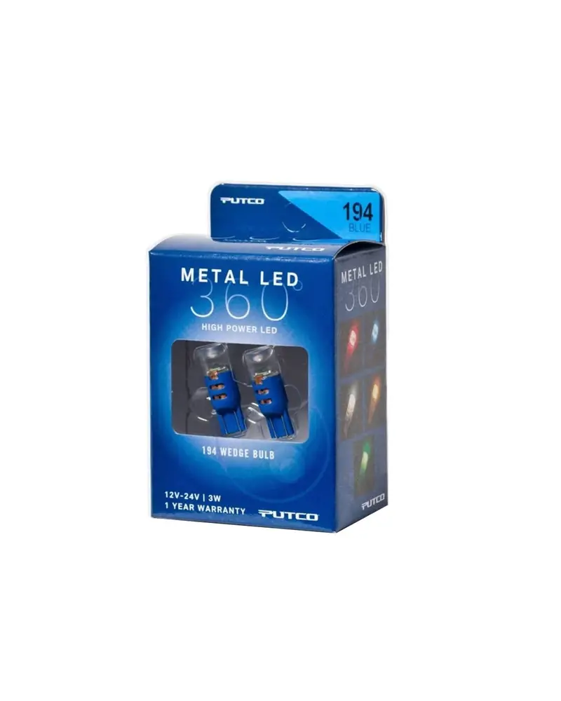 Putco 340194B-360 Metal 360° Led Bulb – Bright, Durable 194-Base Replacement With Full 360-Degree Illumination 1