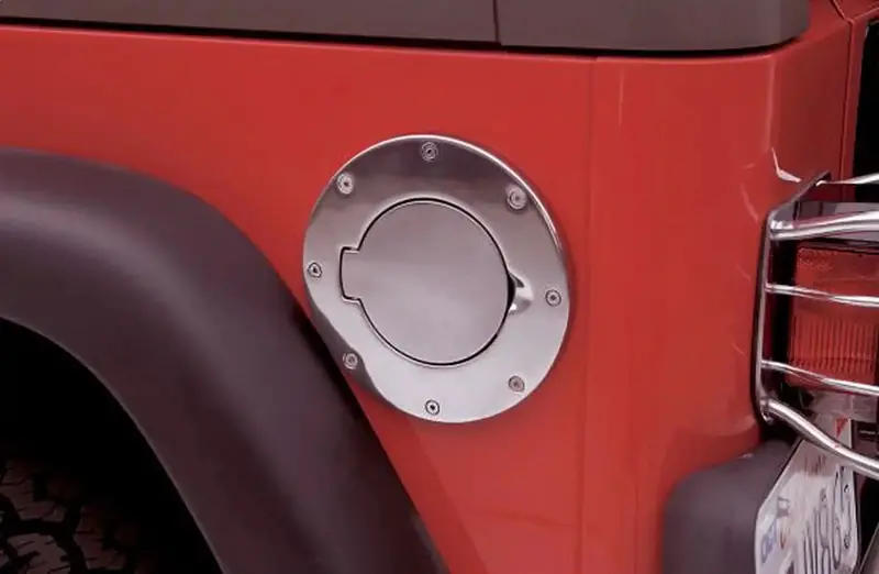 Rampage 75000 Billet-Style Fuel Cap Cover – Non-Locking, Sleek Aluminum Design 1