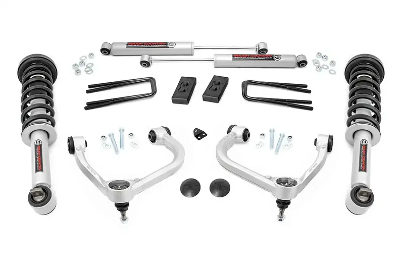 Rough Country Bolt-On Arm Lift Kit For Enhanced Ground Clearance 1