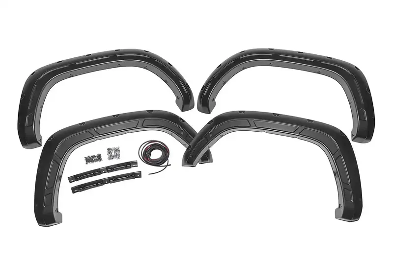 Rough Country Defender Silver Sky Pocket Fender Flares – A-T11621-1D6 1