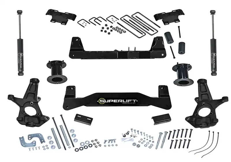 Superlift K180 6.5-Inch Lift Kit For 2007–2016 Chevrolet Silverado / Gmc Sierra 1500 2Wd – Includes Cast Steel Control Arms & Rear Shocks 1